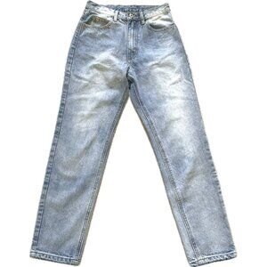 Vtg J Galt Jeans Women's Size Med Blue Jeans Straight Leg Light Wash 100% Cotton